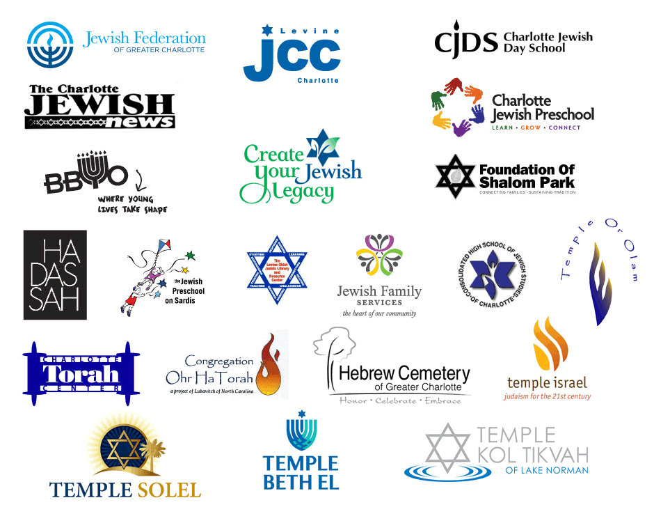 UJA Charlotte Kiosk Endowment Logos
